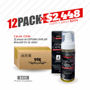 12Pack Espuma Capilar
