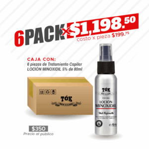 6Pack Loción Minoxidil
