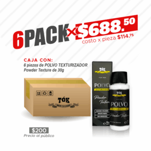6Pack Polvo Texturizador
