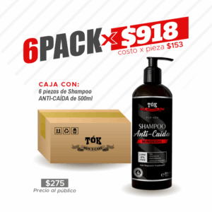 6Pack Shampoo Anti-Caída